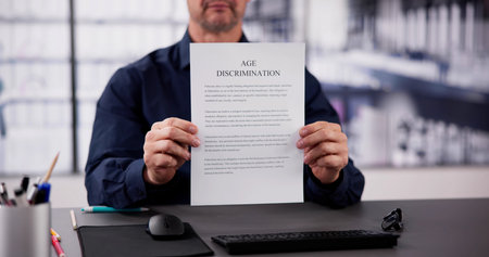 Age Discrimination Concept. Employment And Workplace Equality