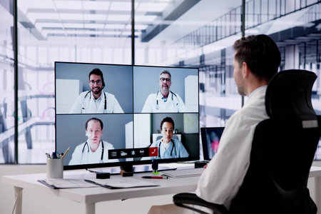Elearning Video Conference Presentation Meeting And Webinar