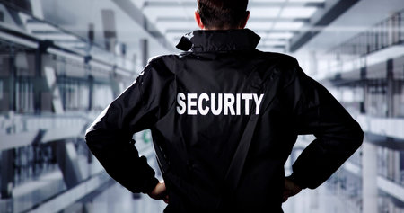 Mall Or Retail Store Security Guard Officerの写真素材