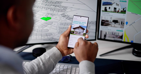 Real Estate House Property Search Online On Computer