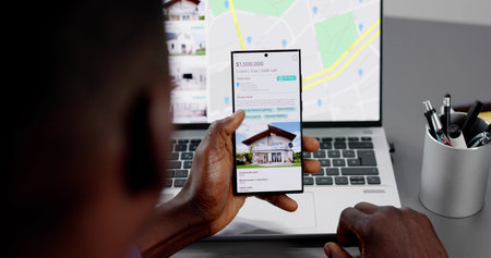 Online Real Estate Property Search And Web Listingの写真素材