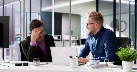 Business People Blaming Each Other And Having Argumentの写真素材