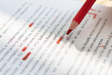 Proofread, edit, and correct grammar mistake in document