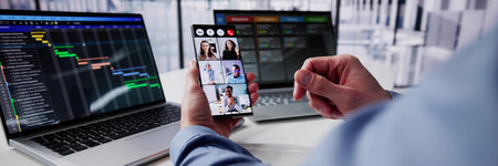 Virtual Conference Meeting: Video Call Conferencing Meet