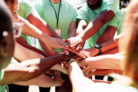 Volunteer Social Community Teamwork. Volunteering Unity And Help