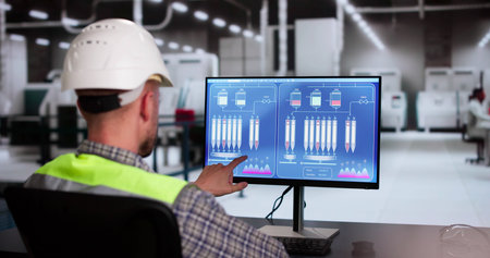 Operator And Engineer Monitor SCADA System Using Control
