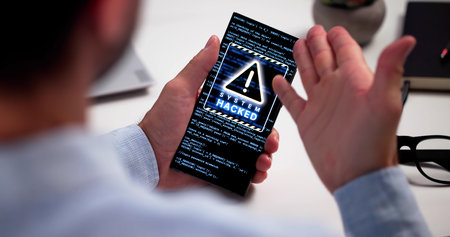 Ransomware Malware Attack. Business Computer Hacked. Files Encryptedの写真素材