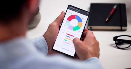 Online Bank Budget Computer App And Internet Phone