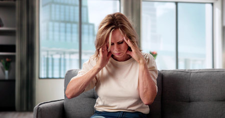 Vertigo Dizzynes. Bppv Head Brain Stroke And Canalithsの写真素材