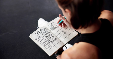 Workout Training Exercise Plan And Daily Schedule