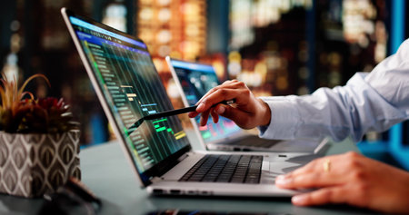 Efficiently Manage Project Timeline: Gantt Schedule Report On Screen For Successful Business Work