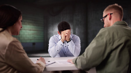 Defending A Client In An Interrogation Room, Criminal Defense Attorney.