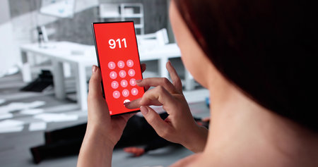 Frantic 911 Call For Help As Woman Collapses From Seizure.