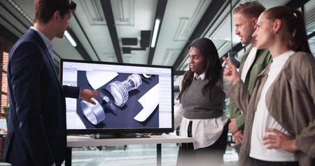 The Diverse Aerospace Team Presents Innovative Designs Using 3D Technology.