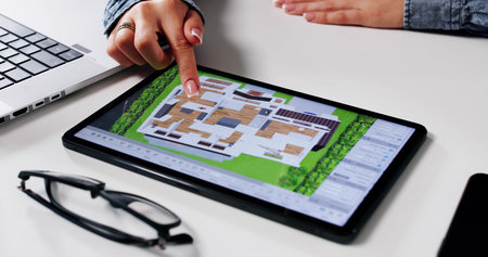 Designing A 3D CAD Software Model Of A Real Estate Property.