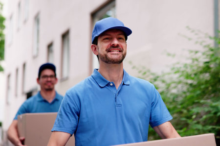 Efficient Movers: Trusted Couriers In Speedy Transport For Big Movesの写真素材