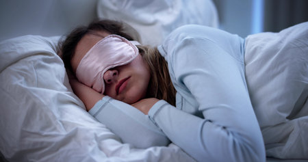 Peaceful Architect Naps In Eye Mask After Long Day At Work. Profession, Nap, Tired, Job, Work,...