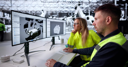 Creating A Fuel-Efficient Electric Car Model Using 3D CAD Technologyの写真素材