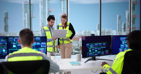 Data-Driven Engineer Overseeing African Refinery In Oil And Gas Industry