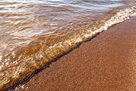 Seascape of the coast. Beauty is in nature for relaxation. The concept of tourism and recreationの写真素材