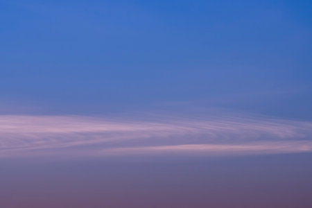 Beautiful sunset on the sea for rest and relaxation.の写真素材