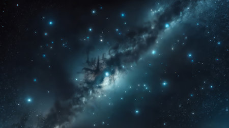 Vast Expansive View of the Milky Way Night Skyの素材