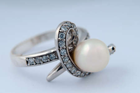 Ring with gemの写真素材