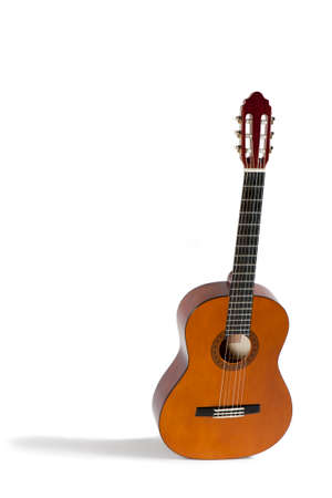 string guitar on a white backgroundの写真素材