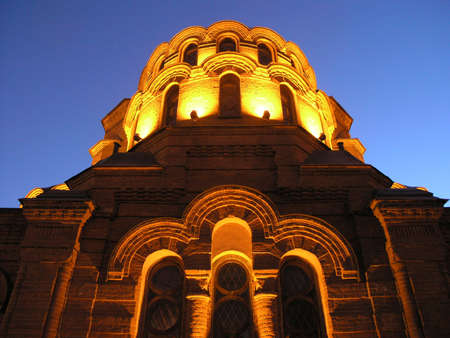 Alexandr the Nevskiy's temple at the Novosibirsk, Russia