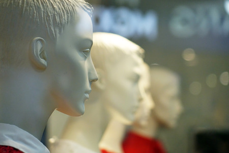 Mannequins in stores.fashion boutique shoppingの写真素材