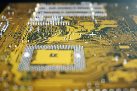 Computer circuit Board. Electronic technologyの写真素材