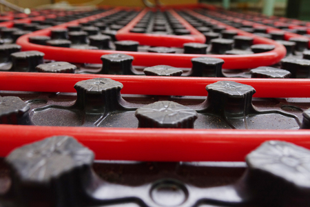 The floor heating system. Technologiesの写真素材