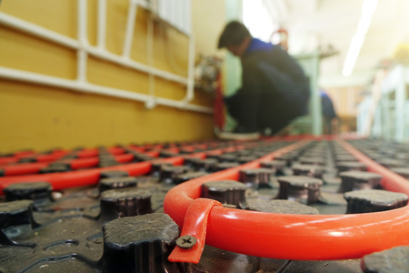 The floor heating system. Technologiesの写真素材