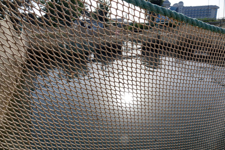 The farm for breeding fish.の写真素材