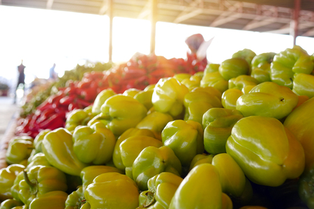 Pepper background texture . seasoning fire dish for sale.の写真素材