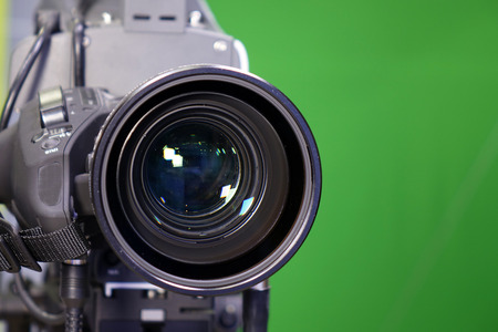 Digital camera lens in the Studio.の写真素材