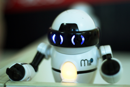 Technology. Small robot as a toy for children and adultsの写真素材