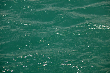 Water ocean background. Clear blue ripple aqua textureの写真素材