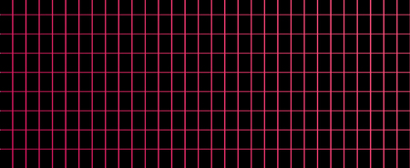 Horizontal abstract geometric construction of colored lines on a dark backgroundのイラスト素材