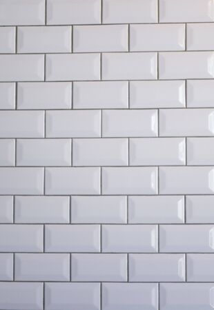 White brick wall. Texture for the backgroundの写真素材