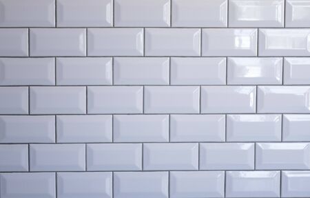White brick wall. Texture for the background