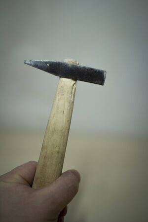 Small hammer. The concept of carpentryの写真素材