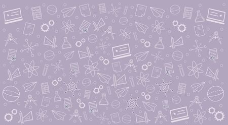 Vector set of physical and mathematical signs. Character set.のイラスト素材