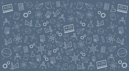 Vector set of physical and mathematical signs. Character set.のイラスト素材