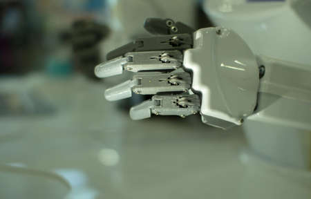 Robot hand close up view.の写真素材