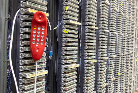Automatic telephone system. Switching connection technology. communicationの写真素材