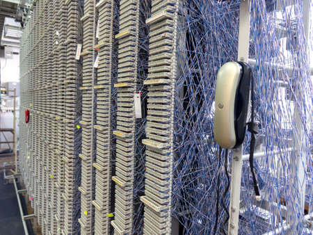 Automatic telephone system. Switching connection technology. communicationの写真素材