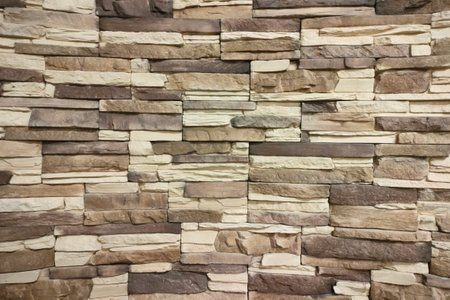 The background of a decorative stone wall. Interior.の写真素材