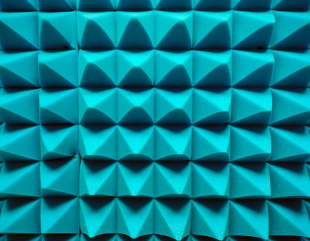 Geometric background with pyramids. Geometry concept