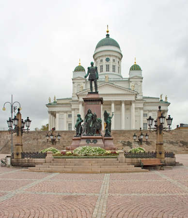 Helsinki Cathedral  Finland の写真素材